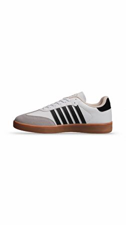 MP UrbanGlide Luxe Erkek Bağcıklı BEYAZ-SİYAH Sneaker