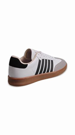 MP UrbanGlide Luxe Erkek Bağcıklı BEYAZ-SİYAH Sneaker