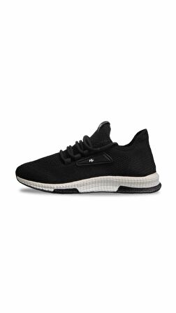 MP KnitStride Comfort Bağcıklı SİYAH Sneaker