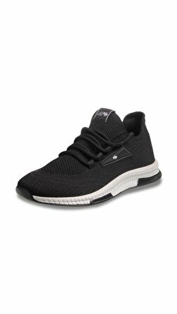 MP KnitStride Comfort Bağcıklı SİYAH Sneaker