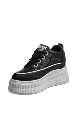 MP MetroGlam High-Top 8.0 Kadın Bağcıklı SİYAH Sneaker