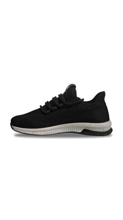 MP KnitStride Comfort Bağcıklı SİYAH Sneaker