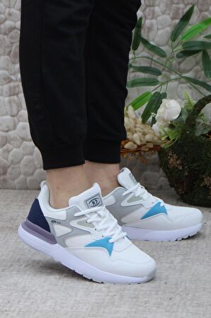 M P 241 1567 Beyaz Gri Rahat Orijinal Ürün Kadın Spor Ayakkabı