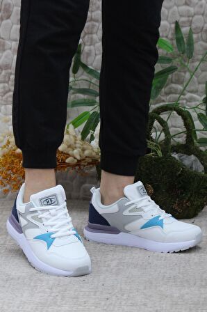 M P 241 1567 Beyaz Gri Rahat Orijinal Ürün Kadın Spor Ayakkabı