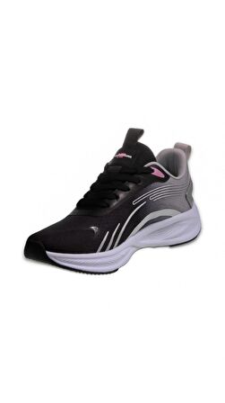 MP EleganceStride Flex Kadın Bağcıklı SİYAH-BEYAZ Spor Ayakkabı