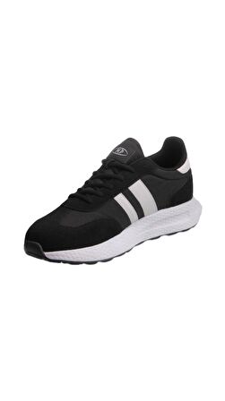 MP FlexStride Comfort Erkek Bağcıklı SİYAH-BEYAZ Sneaker