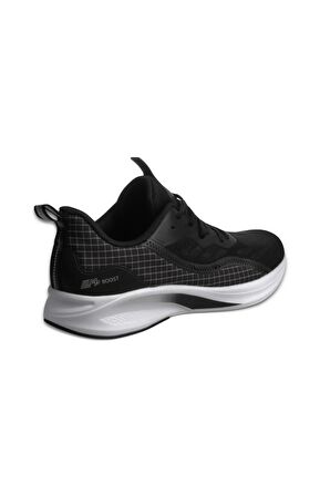 MP AeroFlex Runner Erkek Bağcıklı SİYAH-BEYAZ Spor Ayakkabı
