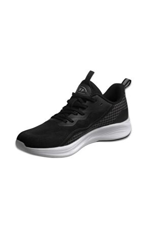 MP AeroFlex Runner Erkek Bağcıklı SİYAH-BEYAZ Spor Ayakkabı
