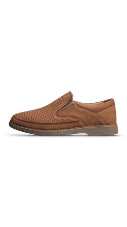 MP  Erkek Slip-On BEJ Klasik Ayakkabı