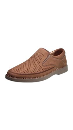 MP  Erkek Slip-On BEJ Klasik Ayakkabı