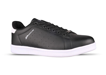 Erkek Sneaker - Beyaz-Siyah, Günlük