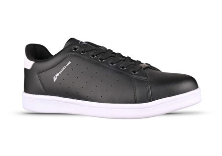 Erkek Sneaker - Beyaz-Siyah, Günlük