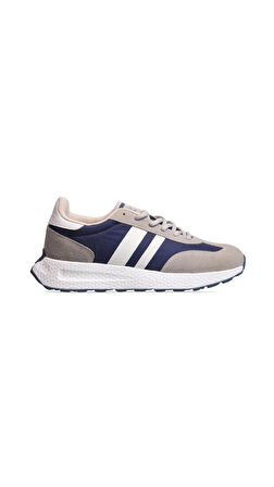 Erkek Sneaker - Gri-Laci, Konforlu