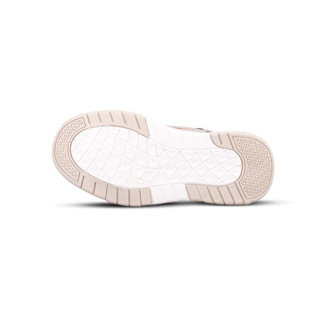 Kadın Bilek Boy Bej Sneaker