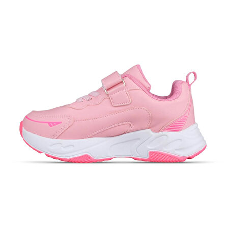 Büyük Kız Çocuk Cırtlı Pembe Sneaker