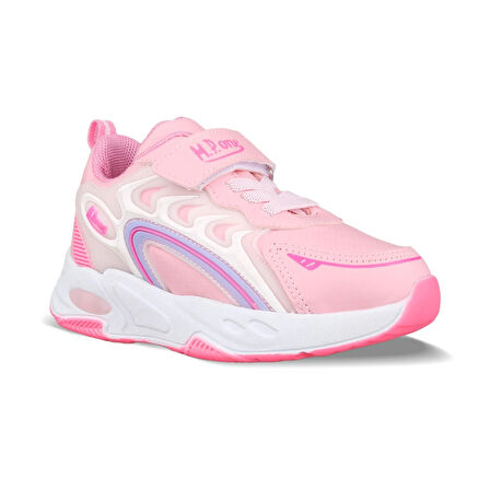 Küçük Kız Çocuk Cırtlı Pembe Sneaker