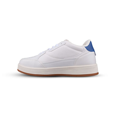 Erkek Sneaker - Beyaz-Mavi,