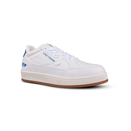 Erkek Sneaker - Beyaz-Mavi,