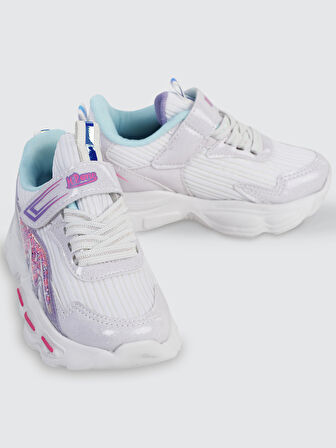 Mp Kız Çocuk Spor Ayakkabı 26-30 Numara Beyaz-Mor
