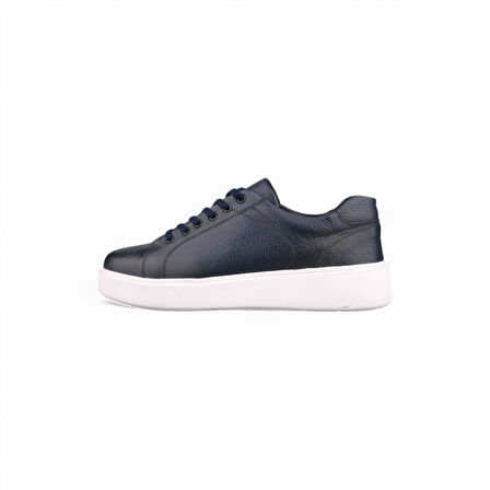 Sneaker - Lacivert, Deri
