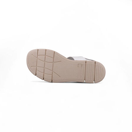 Kadın Günlük Sandalet - Beyaz, Deri