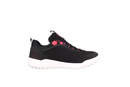 Günlük Ayakkabı - Siyah-Beyaz, Fileli