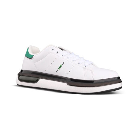 Erkek Sneaker - Beyaz-Yeşil,