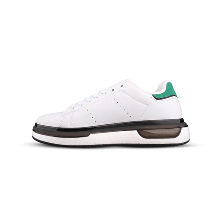 Erkek Sneaker - Beyaz-Yeşil,