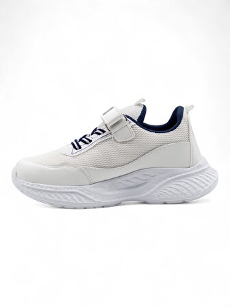 MP 251-3415 ERKEK ÇOCUK SPOR AYAKKABI BEYAZ-SARI