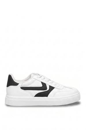 M.P 262-7086 Kadın Klasik Sneaker Beyaz - Siyah