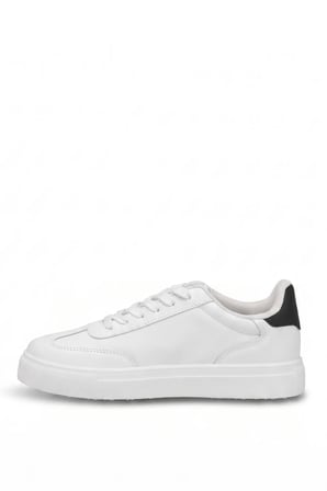 M.P 262-7086 Kadın Klasik Sneaker Beyaz - Siyah