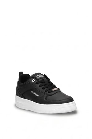 M.P 262-6049 Kadın Klasik Sneaker Siyah - Beyaz