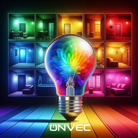 Onvec  Wifi+Bluetooth Destekli 9W Rgb Akıllı Ampul Tuya