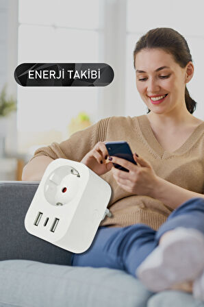 Onvec USB Type-C Akıllı Tekli Priz