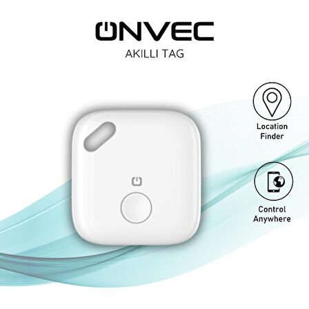 Onvec Smart Tag Beyaz Akıllı Takip Cihazı