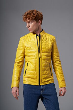 Bruno Sarı Deri Mont 111638