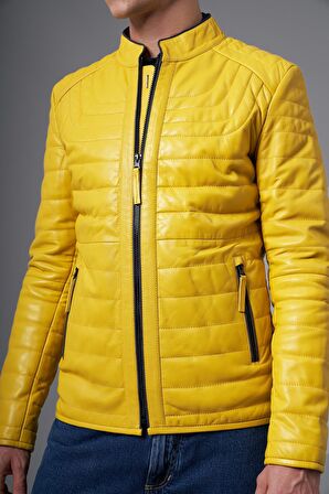 Bruno Sarı Deri Mont 111638