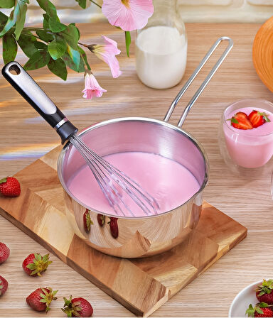Çelik 2 li Kaçerola Sosluk Sütlük 14cm-16cm