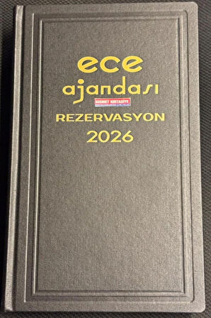 Ece AJANDASI REZERVASYON 2026 17x33 AVRASYA YENİ (Kısmet-Kırtasiye)