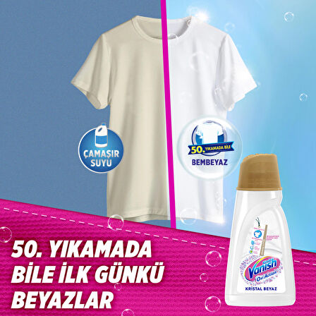 KOSLA VANISH OXI ACTION KRISTAL BEYAZ 28 YIKAMA (1400 ML)