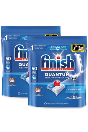 Finish Quantum Bulaşık Makinesi Tableti 2x50'li 