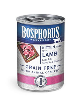 Bosphorus Kuzu Etli Yavru Kedi Konservesi 415 Gr