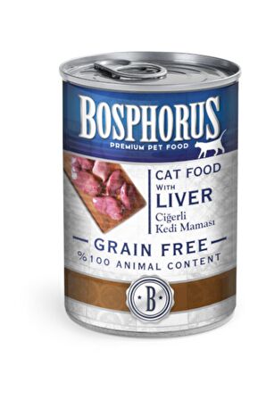 Bosphorus Ciğerli Kedi Konservesi 415 Gr