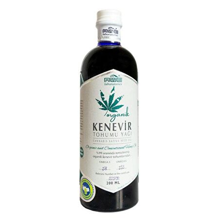 Nivalis Awe Cemre Organik Kenevir Tohumu Yağı 200 ml