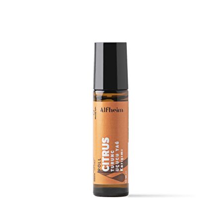 Alfheim Citrus Terapi Roll/ Uçucu Yağ Karışımı/ Roll-on/ 10 Ml