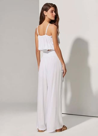 White by Nature Beyaz Kadın Pantolon 380548