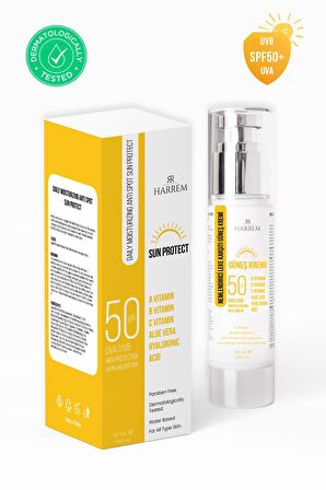 Nemlendirici Leke Karşıtı SPF50+ Güneş kremi 50 ml 