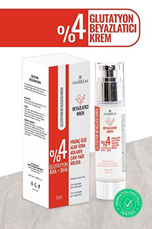 Harrem Glutatyon Beyazlatıcı Leke Karşıtı Hücre Yenileyici Krem 50 ml