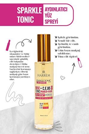 Aydınlatıcı, Yaşlanma Karşıtı, C, E ve B5 Vitamin Glow Skin Mist - Makyaj Öncesi ve Sonrası Sprey