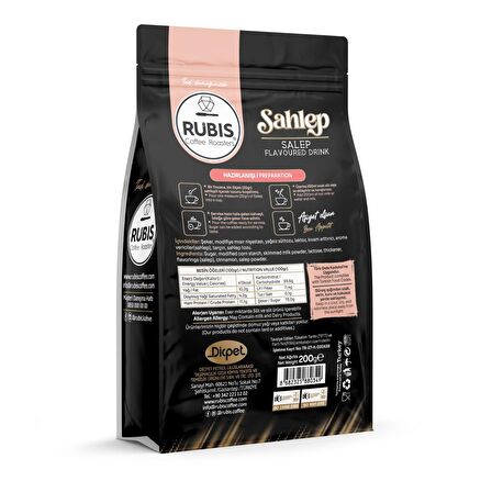 Rubis Coffee Roasters Sahlep 200 gr